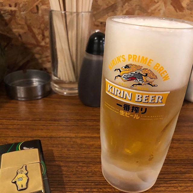 PFで通院して、そのあとちょっと散歩。のあとの生ビール。うまー