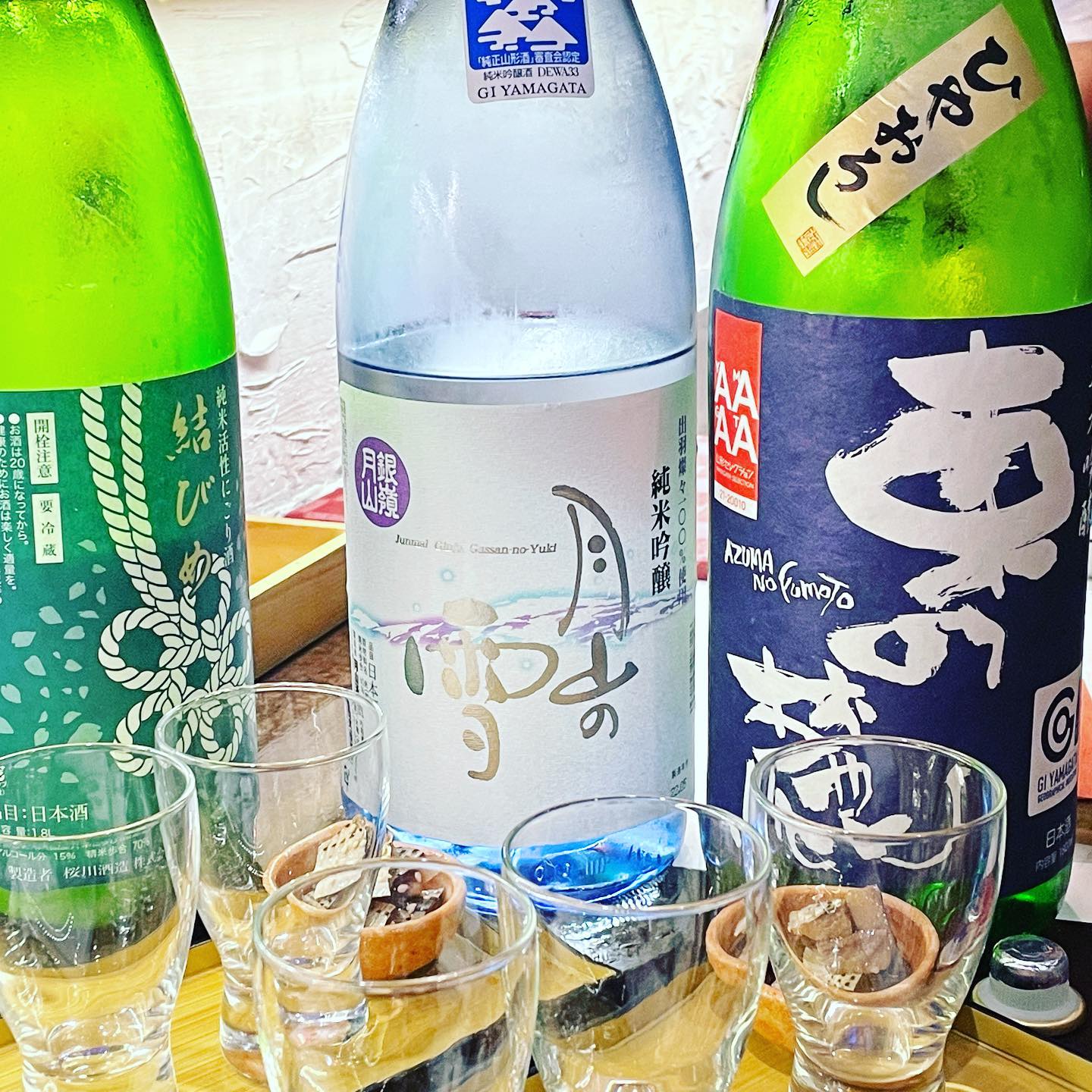 昨夜は日本酒祭り、肴も美味しかったな。 #sake #日本酒