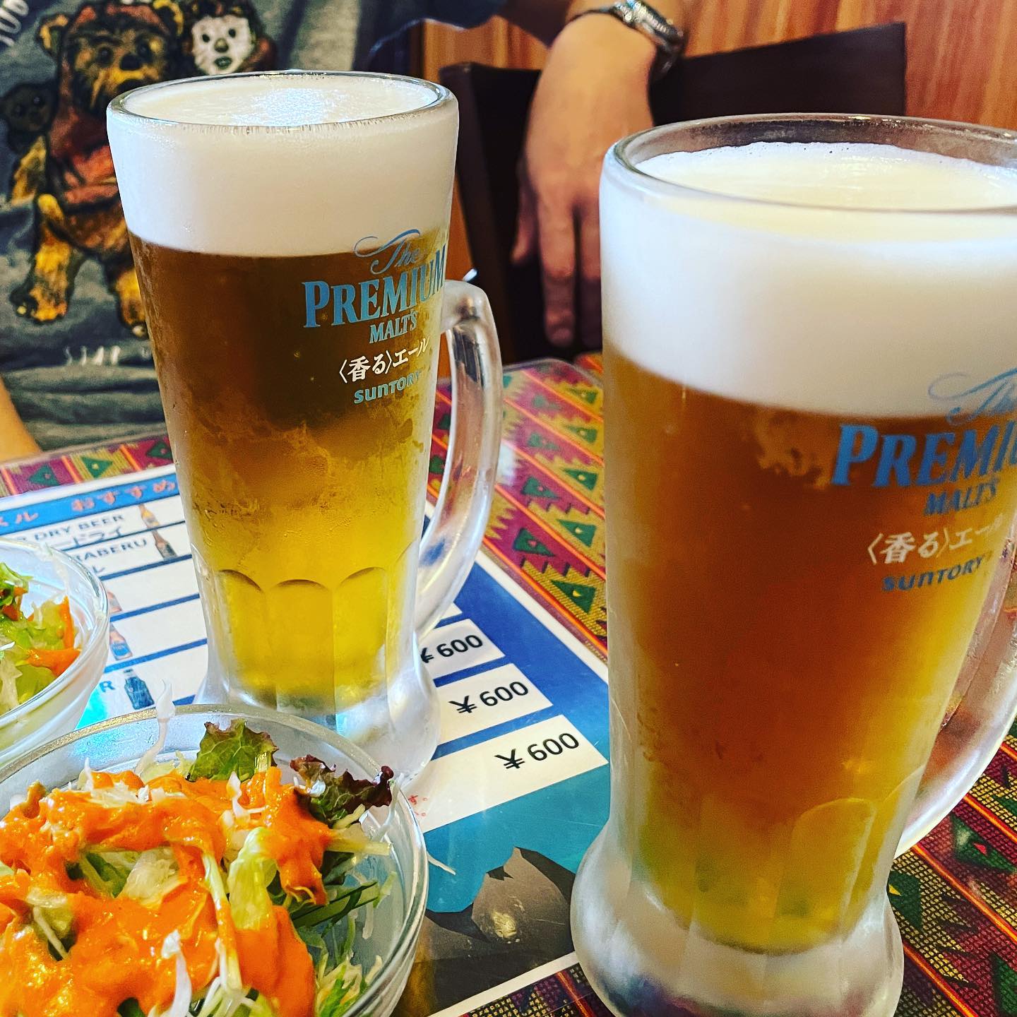 今日は休肝日の予定…でした。昼間からビール #beer #lunch