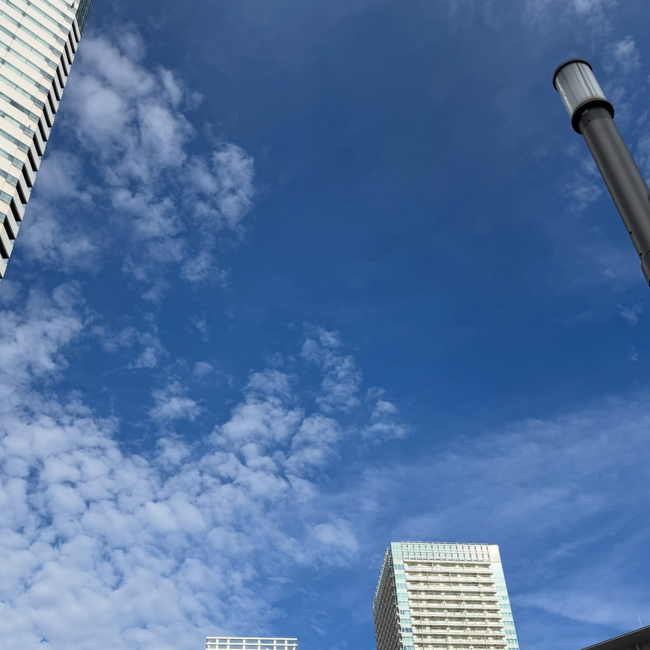 青空、久しぶりだな。待つもの仕事のうち…なんて言ってられるのは今のうちだけだろうな。 #時間調整 #散歩