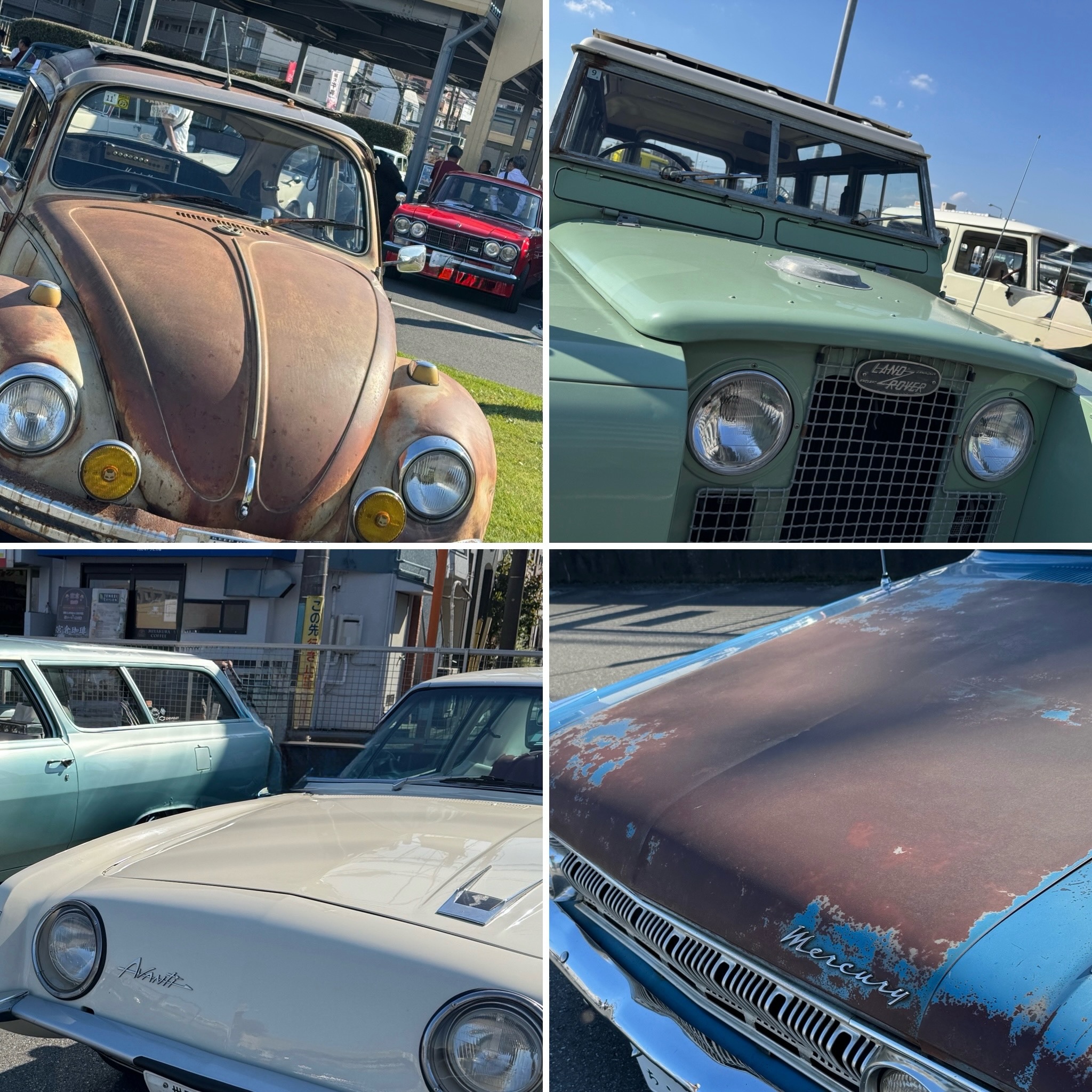 旧車イベントと誕生日と練習毎年開かれてる旧車イベントへ久しぶりに所沢まで。ちょっと展示車は少なかった気がしたけど、天気良くて気持ちよかった。イベントではステージが組まれていて、オールディーズバンド演奏があり、ドラマーさんを後ろからずっと観てきました。帰り道、たまたま見つけたJAで野菜を買ったり。誕生日を祝って練習。充実した日でした #ところざわクラッシックカーフェスティバル